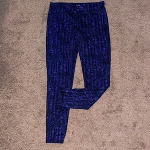 Champion Purple & Black Designed Workout Leggings